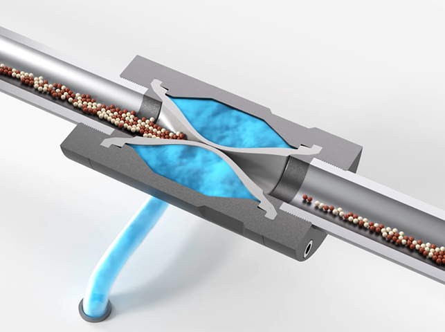 气动管夹阀工作原理
